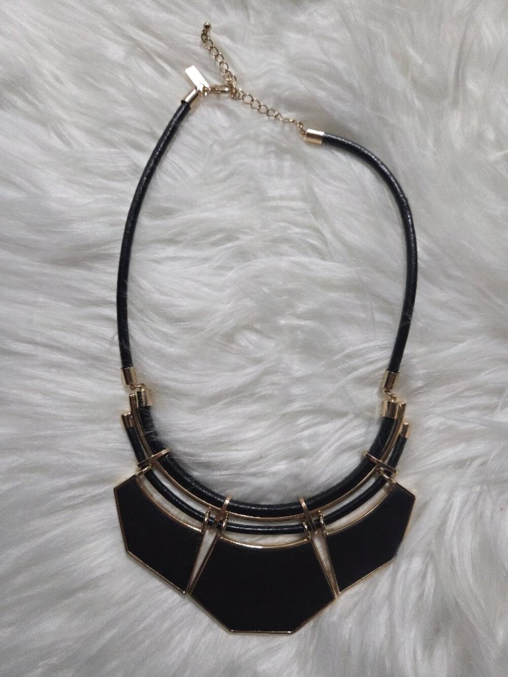 Black & Gold Statement Necklace